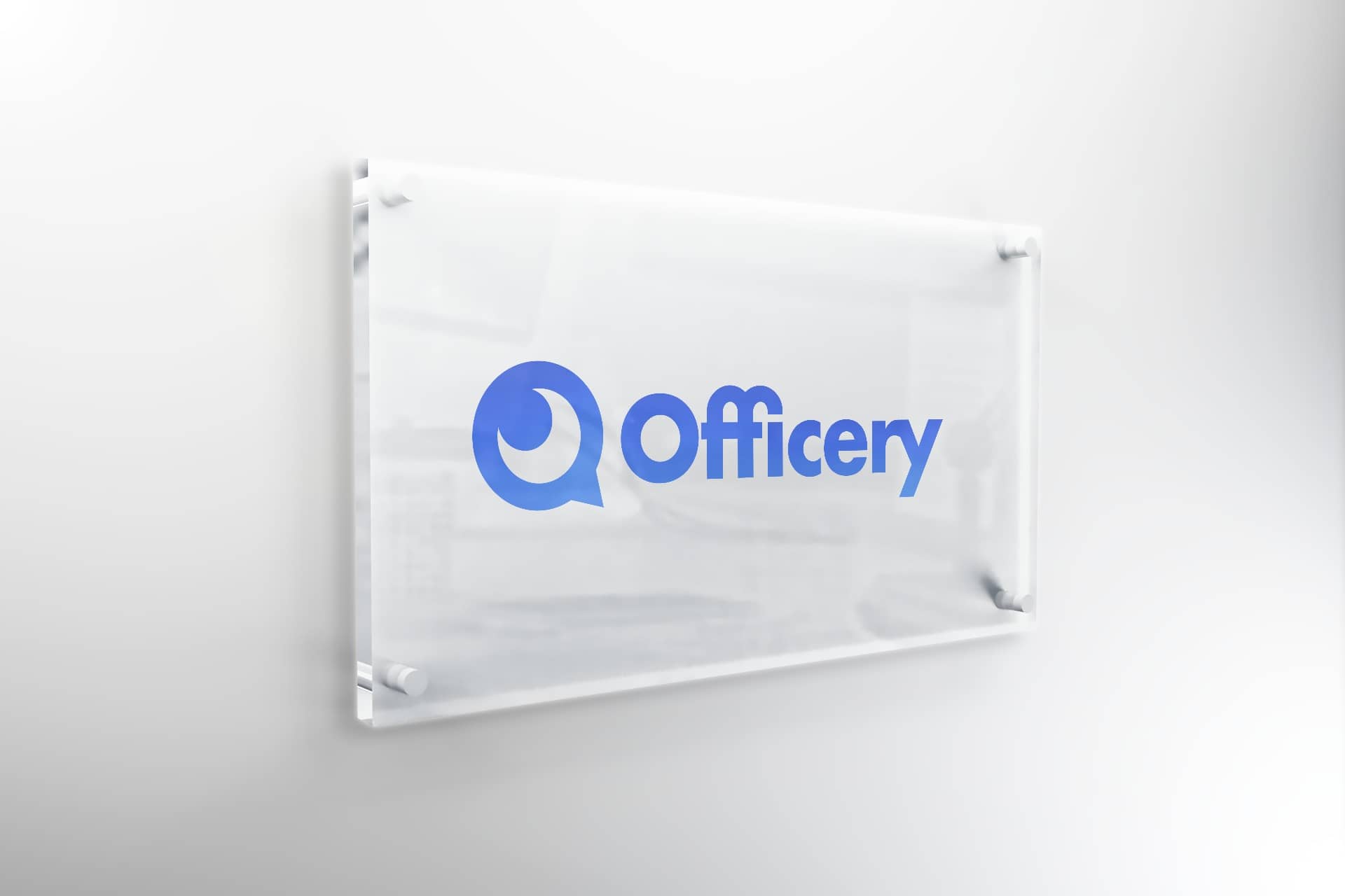 Zoom Büro Hintergrund mit Logo