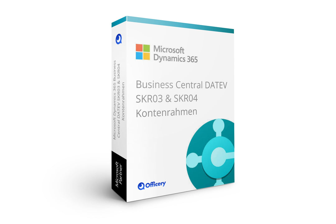 Business Central DATEV SKR03 SKR04 Kontenrahmen