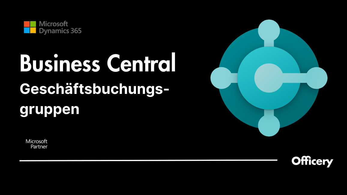 Business Central Geschäftsbuchungsgruppen